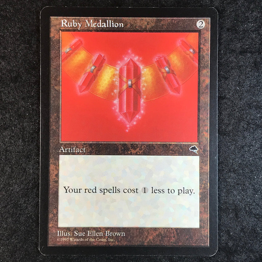 Ruby Medallion - Rare - 1997 Magic the Gathering Tempest