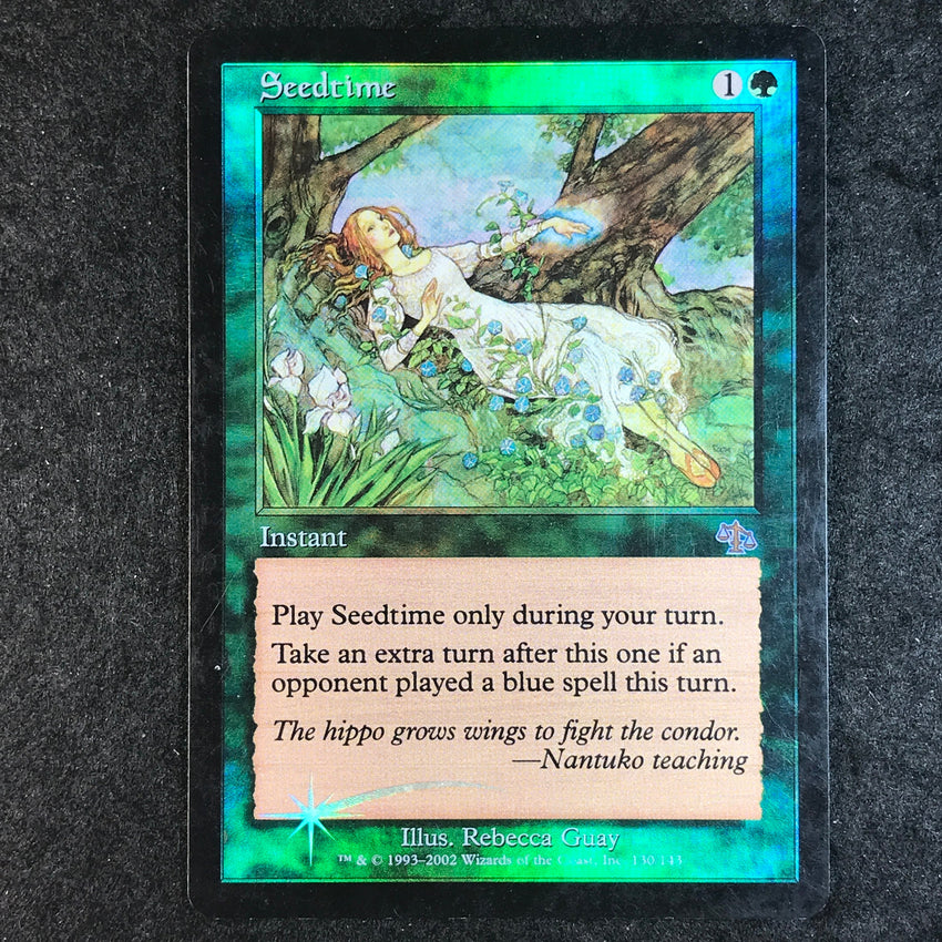 FOIL Seedtime - 130/135 - Rare - 2002 Magic the Gathering Judgment