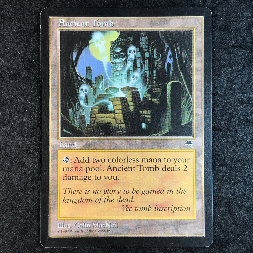 (B) Ancient Tomb - Rare - 1997 Magic the Gathering Tempest