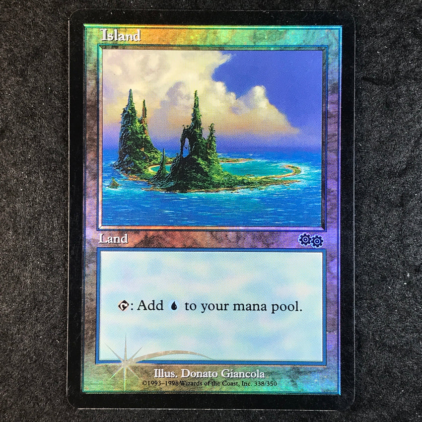 (B) FOIL Island - 338/350 - MTG Arena Promo