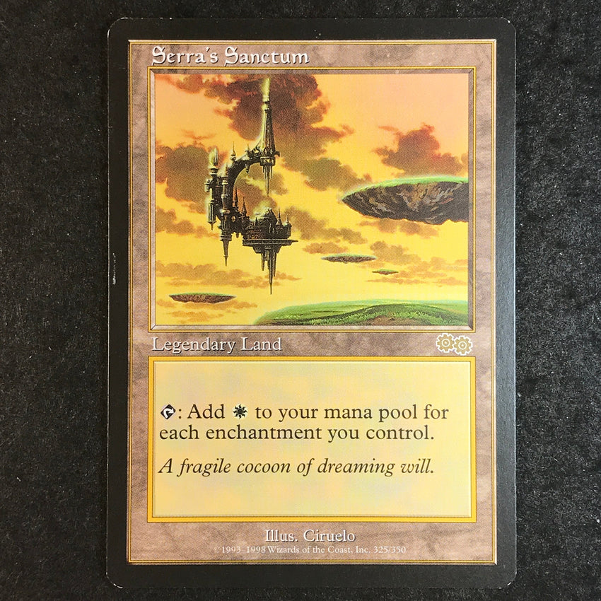 Serra's Sanctum - 325/350 - Rare - 1998 Magic the Gathering Urza's Saga