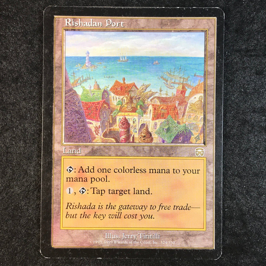 (A) Rishadan Port - 324/350 - Rare - 1999 Magic the Gathering Mercadian Masques