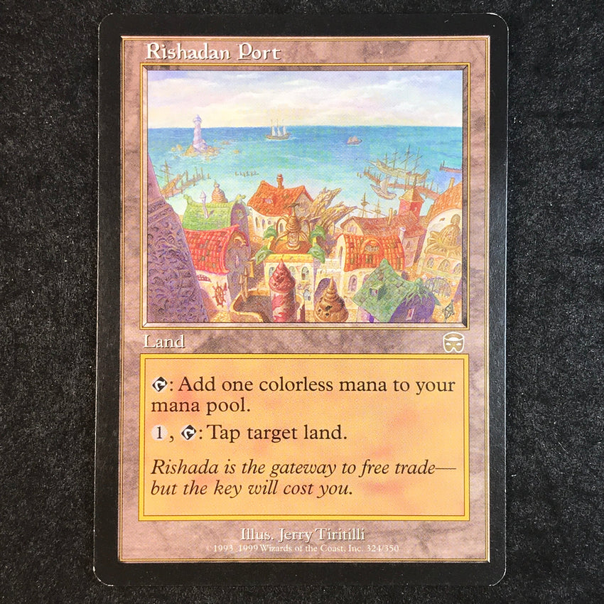 (B) Rishadan Port - 324/350 - Rare - 1999 Magic the Gathering Mercadian Masques