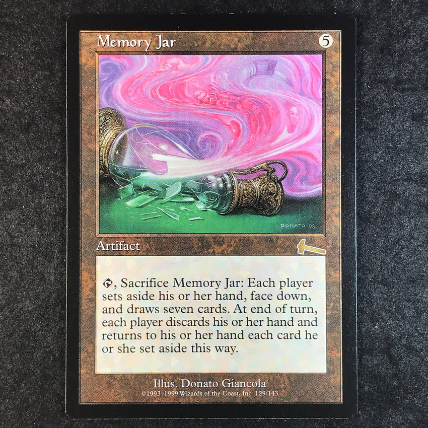 (A) Memory Jar - 129/143 - Rare - 1999 Magic the Gathering Urza's Legacy