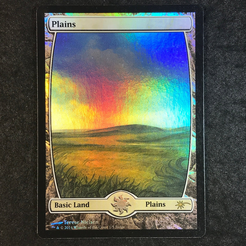 FULL ART FOIL Plains - 1/5 - Terese Nielsen Judge Promo