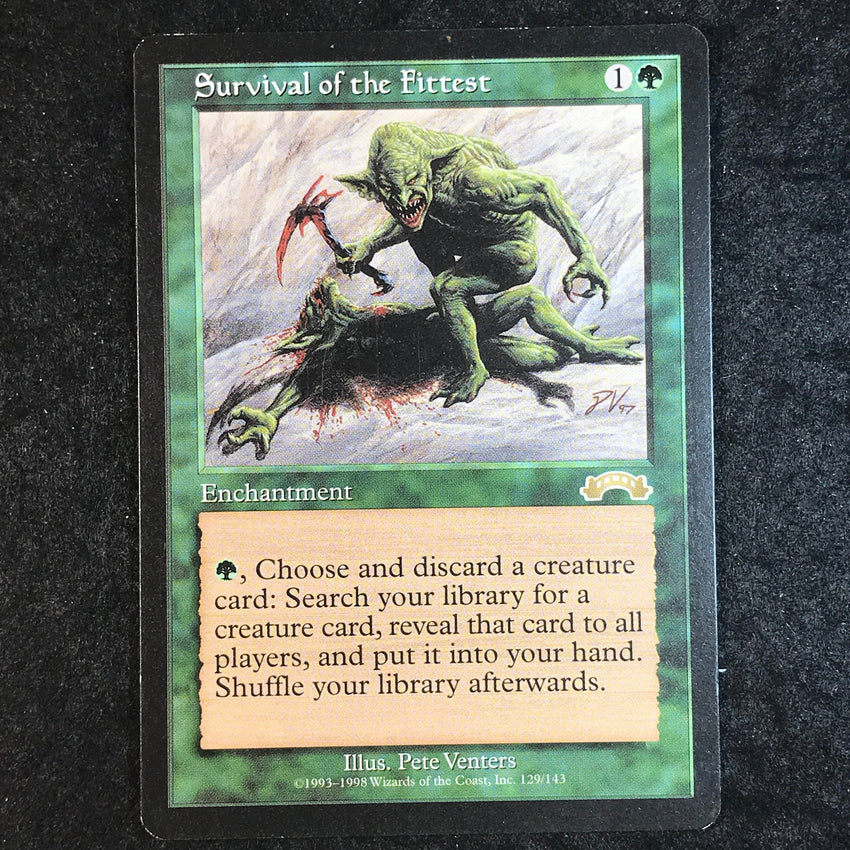 Survival of the Fittest - 129/143 - Rare - 1998 Magic the Gathering Exodus