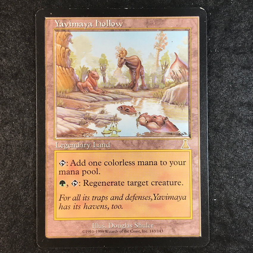 Yavimaya Hollow - 143/143 - Rare - 1999 Magic the Gathering Urza's Destiny