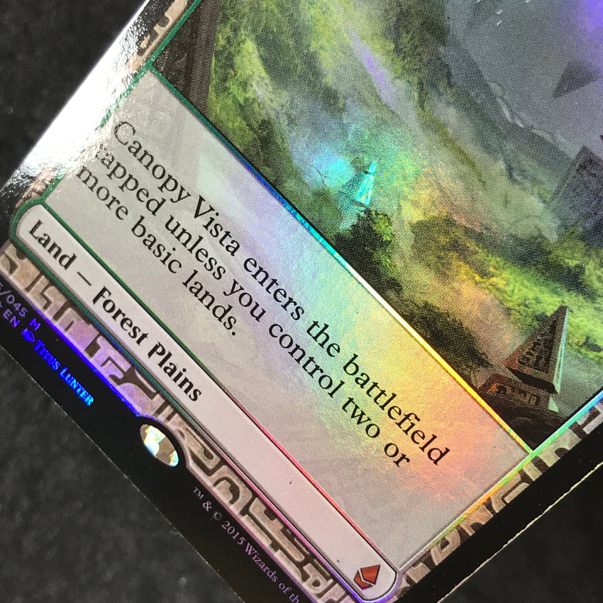 FOIL Canopy Vista - 005/045 - Mythic Zendikar Expeditions
