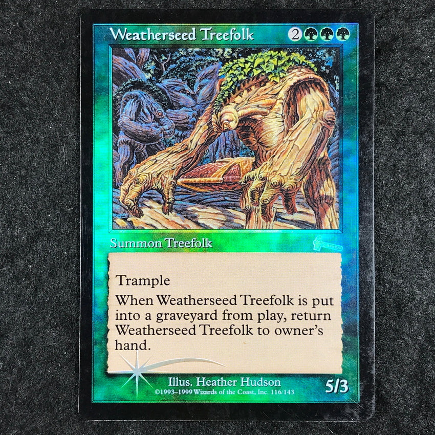 FOIL Weatherseed Treefolk - 116/143 - Rare Urza's Legacy