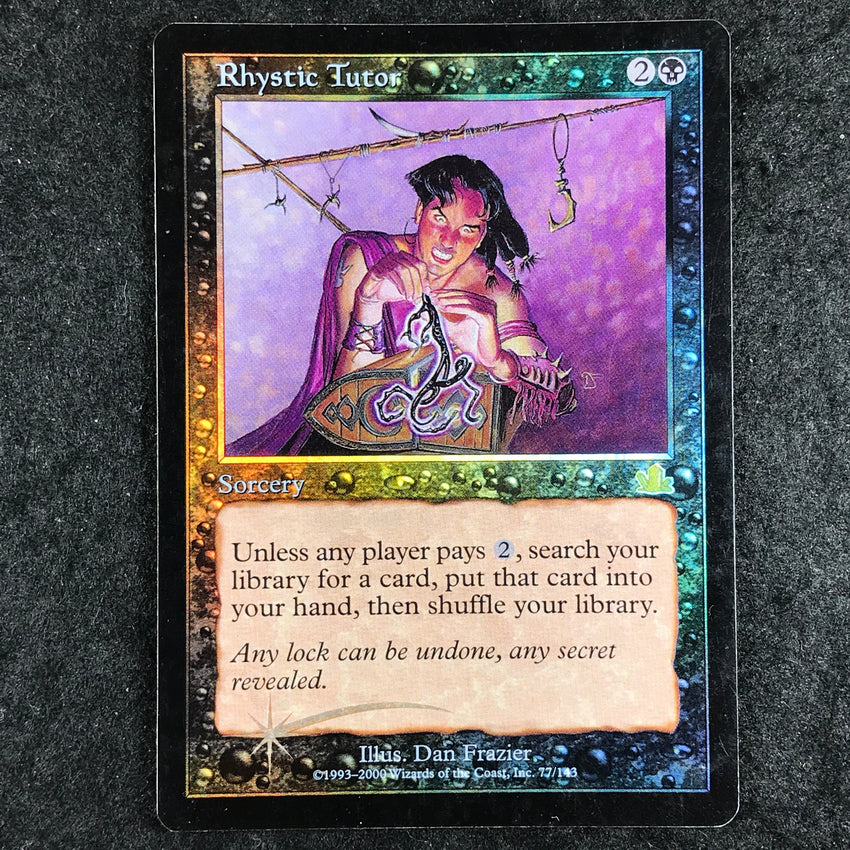 FOIL Rhystic Tutor - 72/143 - Rare Magic the Gathering Prophecy