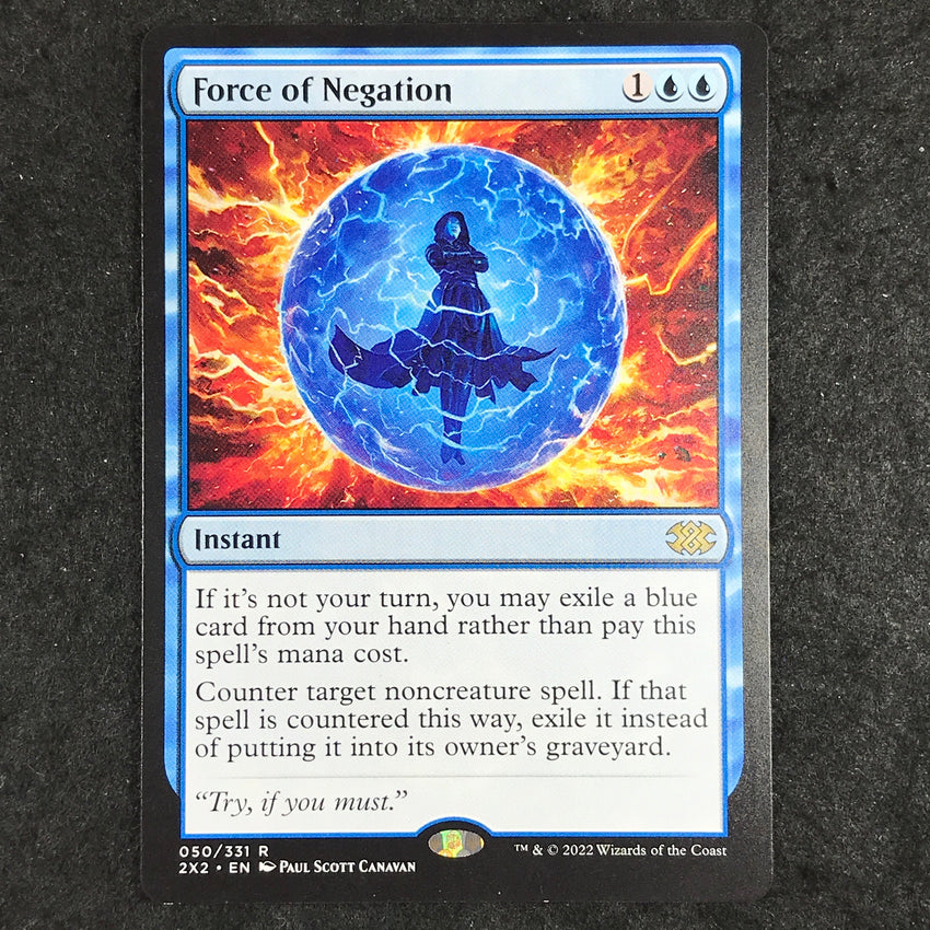 (A) Force of Negation - 050/331 - Rare Double Masters 2022