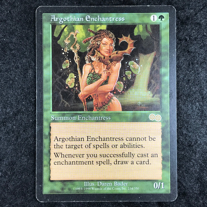 Argothian Enchantress - 234/350 - Rare Urza's Saga