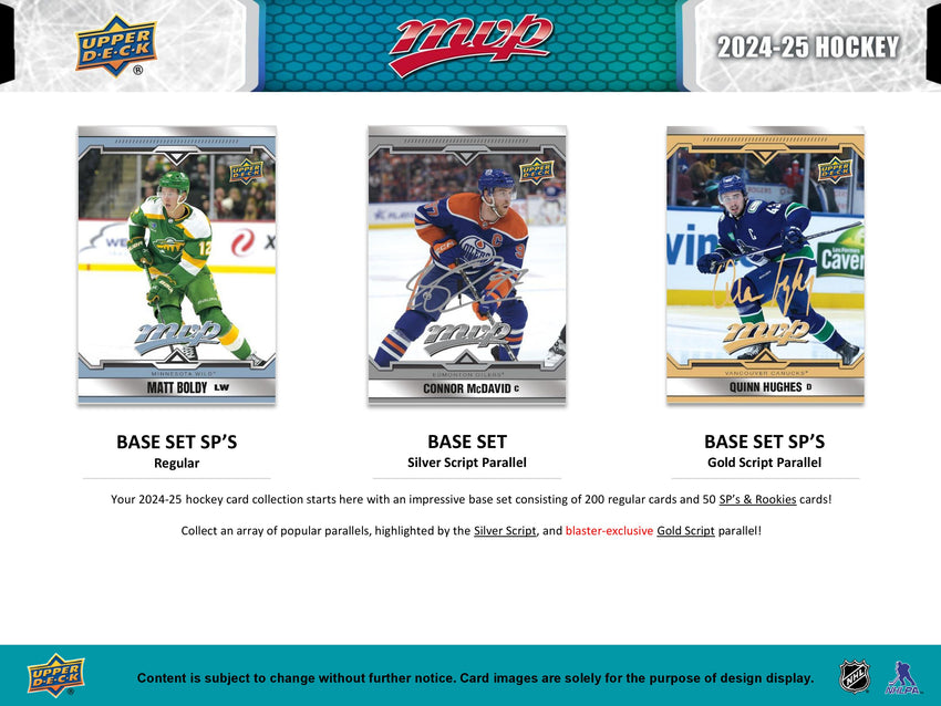 2024-25 Upper Deck MVP Hockey Retail Box (Pre Order Jun 20)