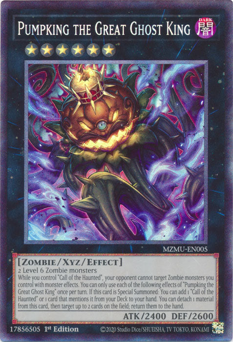 [COLLECTOR'S RARE] Pumpking the Great Ghost King (Collector's Rare) - (MZMU-EN005) - 1st Edition