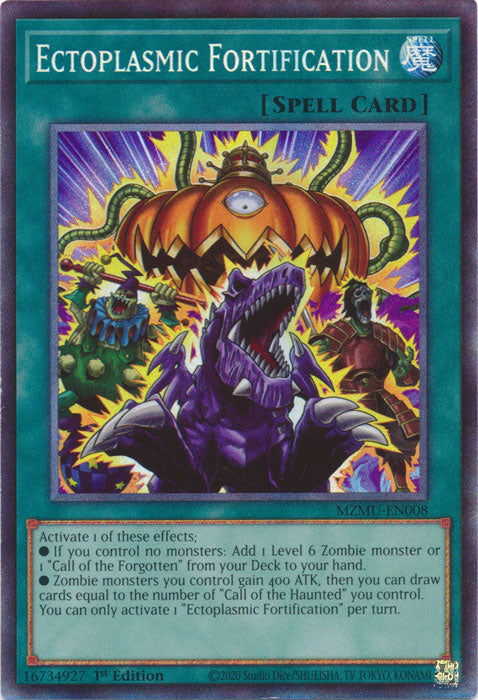 [COLLECTOR'S RARE] Ectoplasmic Fortification (Collector's Rare) - (MZMU-EN008) - 1st Edition