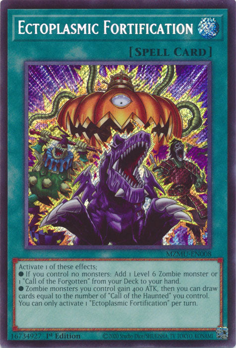 Ectoplasmic Fortification - (MZMU-EN008) - [Secret Rare] 1st Edition
