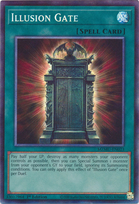 [COLLECTOR'S RARE] Illusion Gate (Collector's Rare) - (MZMU-EN023) - 1st Edition