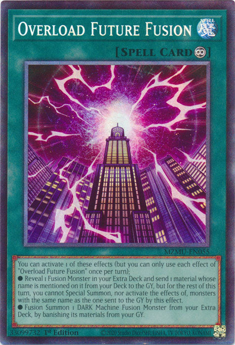 [COLLECTOR'S RARE] Overload Future Fusion (Collector's Rare) - (MZMU-EN055) - 1st Edition