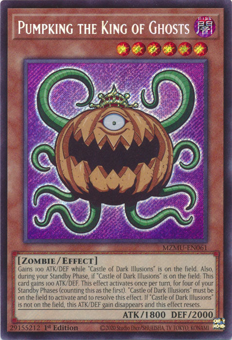 Pumpking the King of Ghosts - (MZMU-EN061) - [Secret Rare] 1st Edition