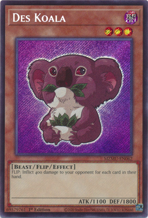 Des Koala - (MZMU-EN062) - [Secret Rare] 1st Edition