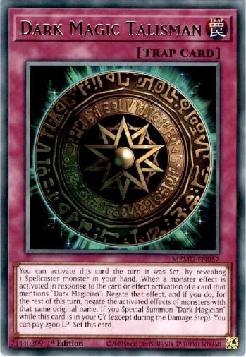 Dark Magic Talisman - (MZMU-EN057) - [Rare] 1st Edition