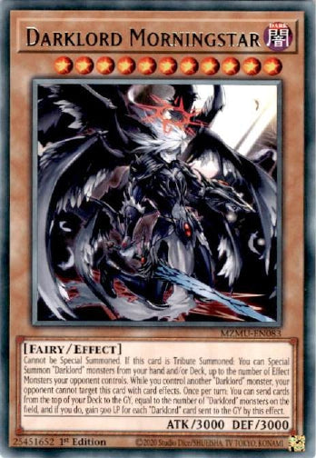 Darklord Morningstar - (MZMU-EN083) - [Rare] 1st Edition