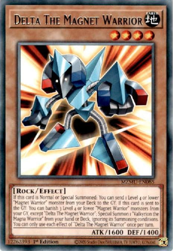 Delta The Magnet Warrior - (MZMU-EN085) - [Rare] 1st Edition