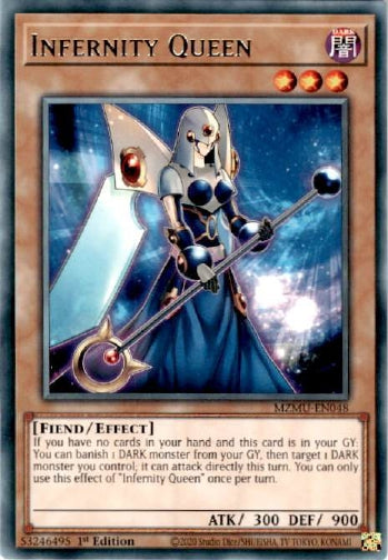 Infernity Queen - (MZMU-EN048) - [Rare] 1st Edition