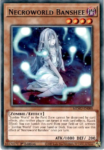 Necroworld Banshee - (MZMU-EN088) - [Rare] 1st Edition