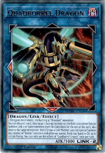 Quadborrel Dragon - (MZMU-EN108) - [Rare] 1st Edition