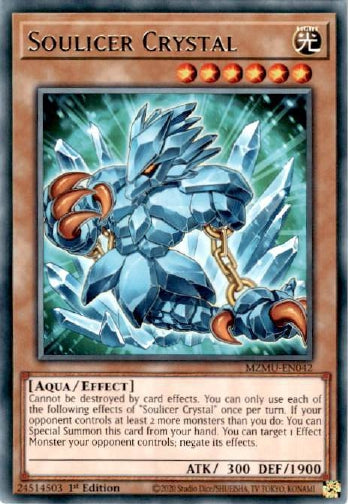 Soulicer Crystal - (MZMU-EN042) - [Rare] 1st Edition
