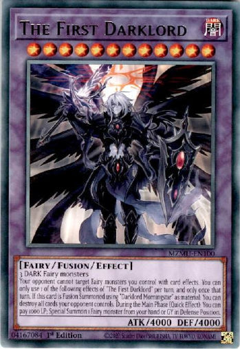 The First Darklord - (MZMU-EN100) - [Rare] 1st Edition