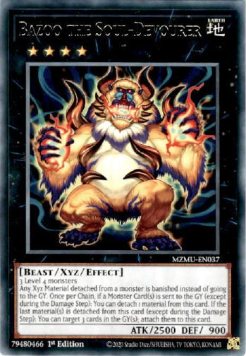 Bazoo the Soul-Devourer - (MZMU-EN037) - [Rare] 1st Edition