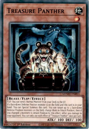 Treasure Panther - (MZMU-EN053) - [Super Rare] 1st Edition