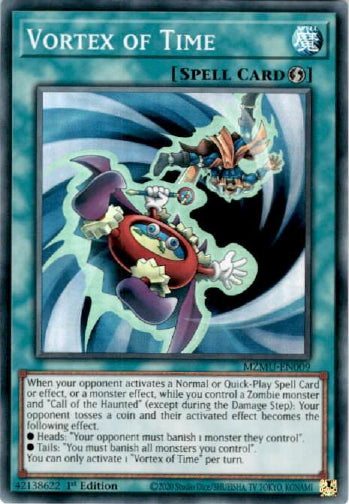 Vortex of Time - (MZMU-EN009) - [Super Rare] 1st Edition