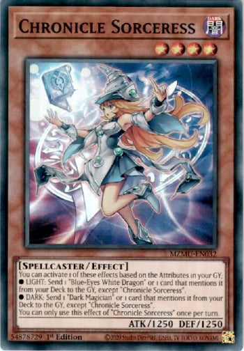 Chronicle Sorceress - (MZMU-EN032) - [Super Rare] 1st Edition