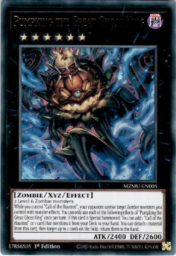 Pumpking the Great Ghost King - (MZMU-EN005) - [Ultra Rare] 1st Edition