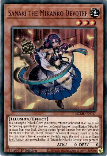 Sanaki the Mikanko Devotee - (MZMU-EN017) - [Ultra Rare] 1st Edition