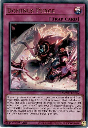 Dominus Purge - (MZMU-EN125) - [Ultra Rare] 1st Edition