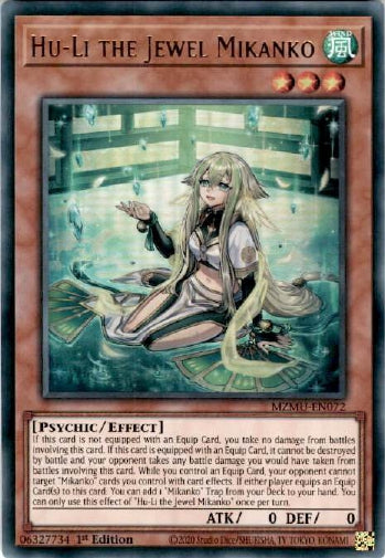 Hu-Li the Jewel Mikanko - (MZMU-EN072) - [Ultra Rare] 1st Edition