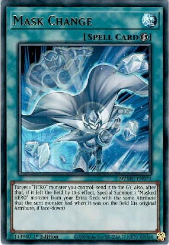 Mask Change - (MZMU-EN071) - [Ultra Rare] 1st Edition