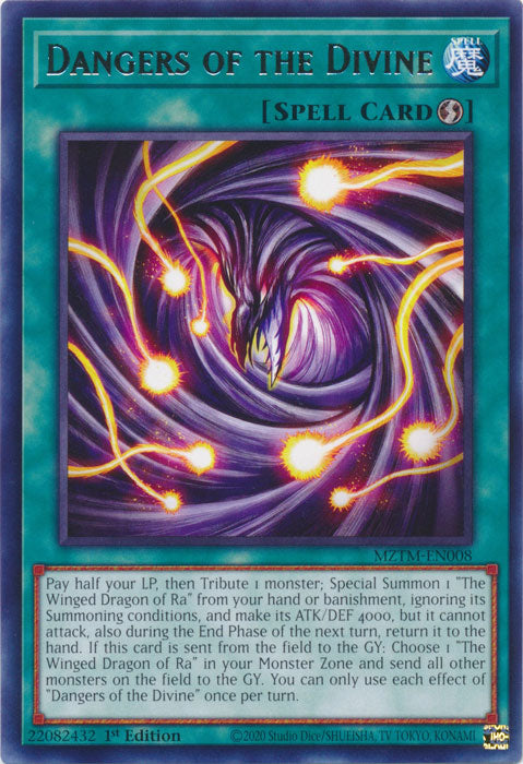 Dangers of the Divine - MZTM-EN008 - Rare 1st Edition