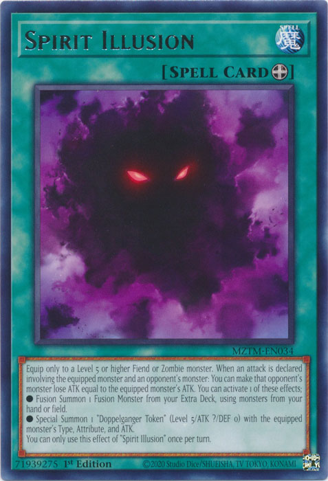Spirit Illusion - MZTM-EN034 - Rare 1st Edition