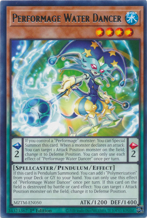 Performage Water Dancer - MZTM-EN050 - Rare 1st Edition