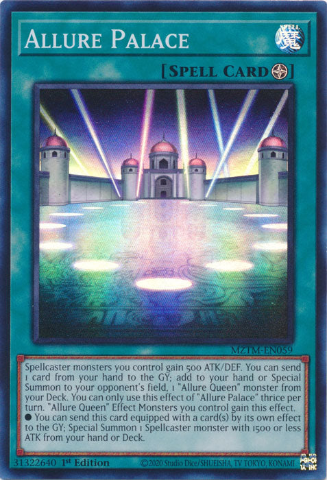 Allure Palace - MZTM-EN059 - Super Rare 1st Edition
