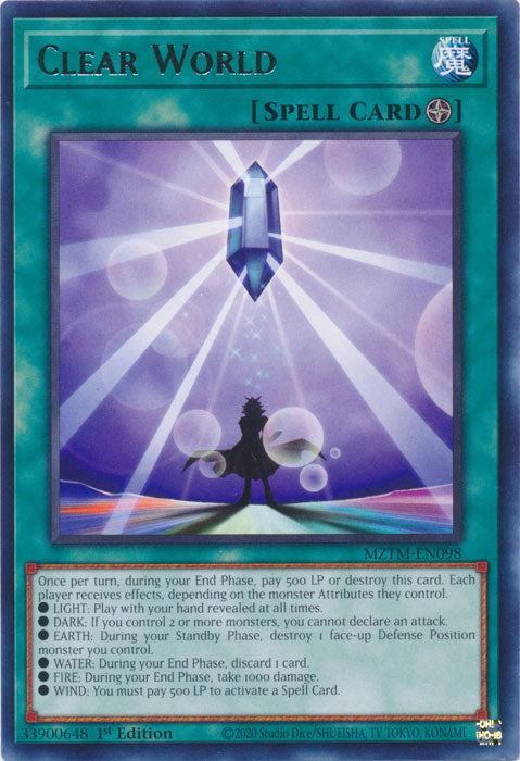 Clear World - MZTM-EN098 - Rare 1st Edition