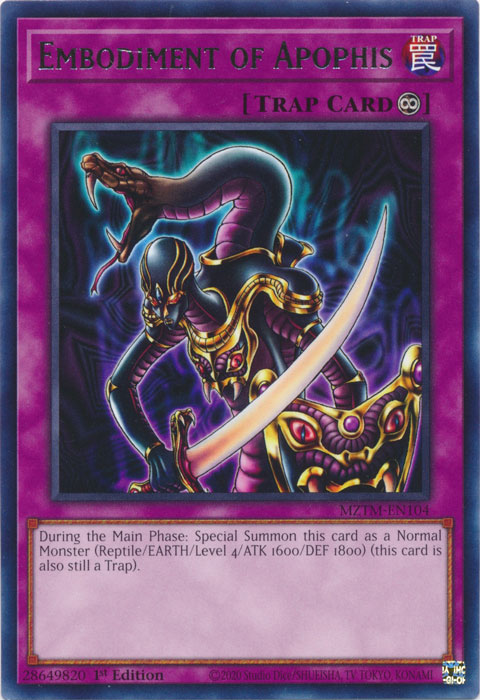 Embodiment of Apophis - MZTM-EN104 - Rare 1st Edition