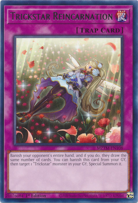 Trickstar Reincarnation - MZTM-EN108 - Rare 1st Edition
