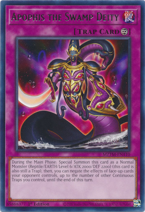 Apophis the Swamp Deity - MZTM-EN110 - Rare 1st Edition