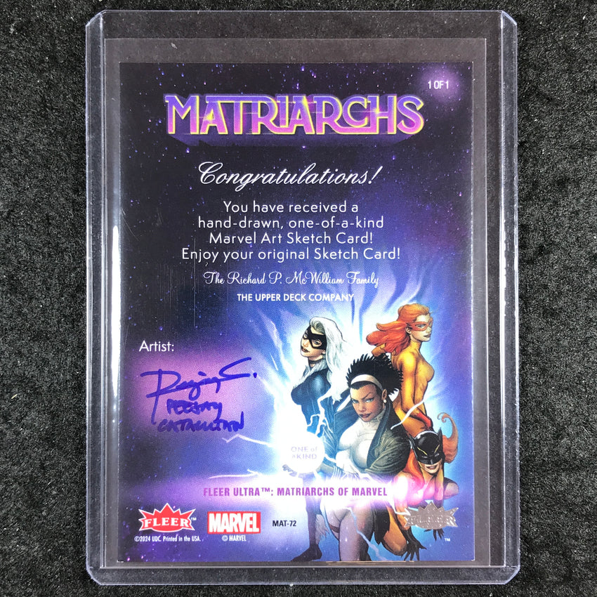 2024 Matriarchs of Marvel MAGIK Artist Sketch 1/1 PEEJAY CATACUTAN